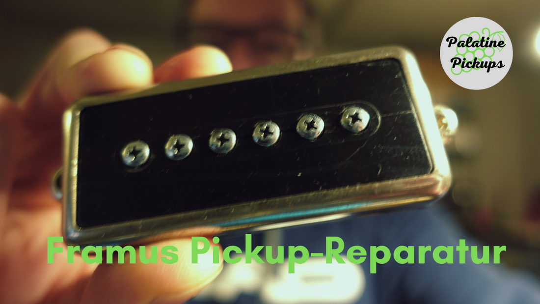 Reparatur eines alten Framus Pickups