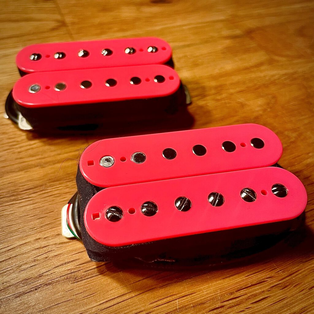Humbucker Pickup-Set "P.A.F. - Pink As F**K" - Palatine Pickups