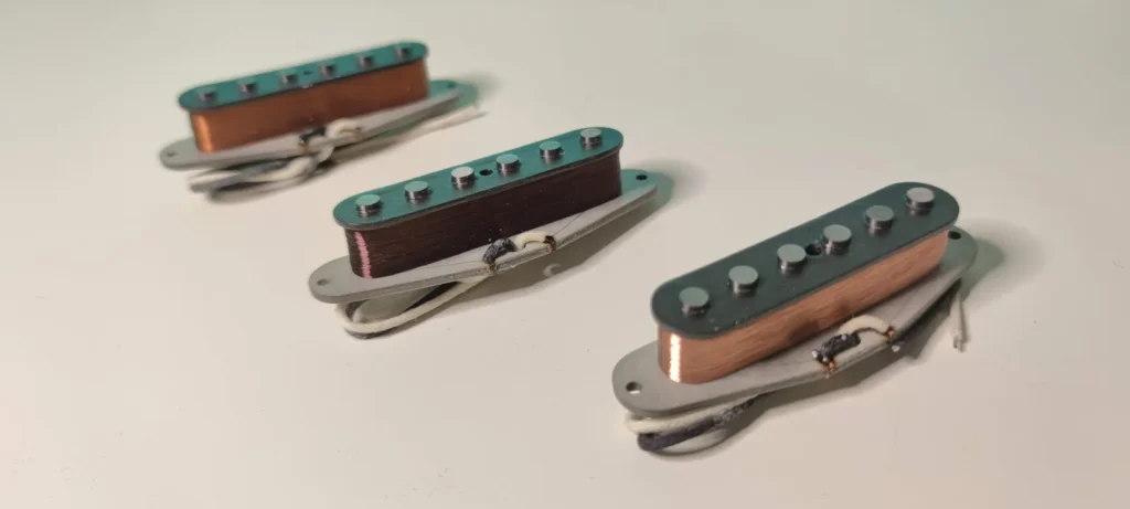 Muschelkalk Strat-Set, drei Single Coils